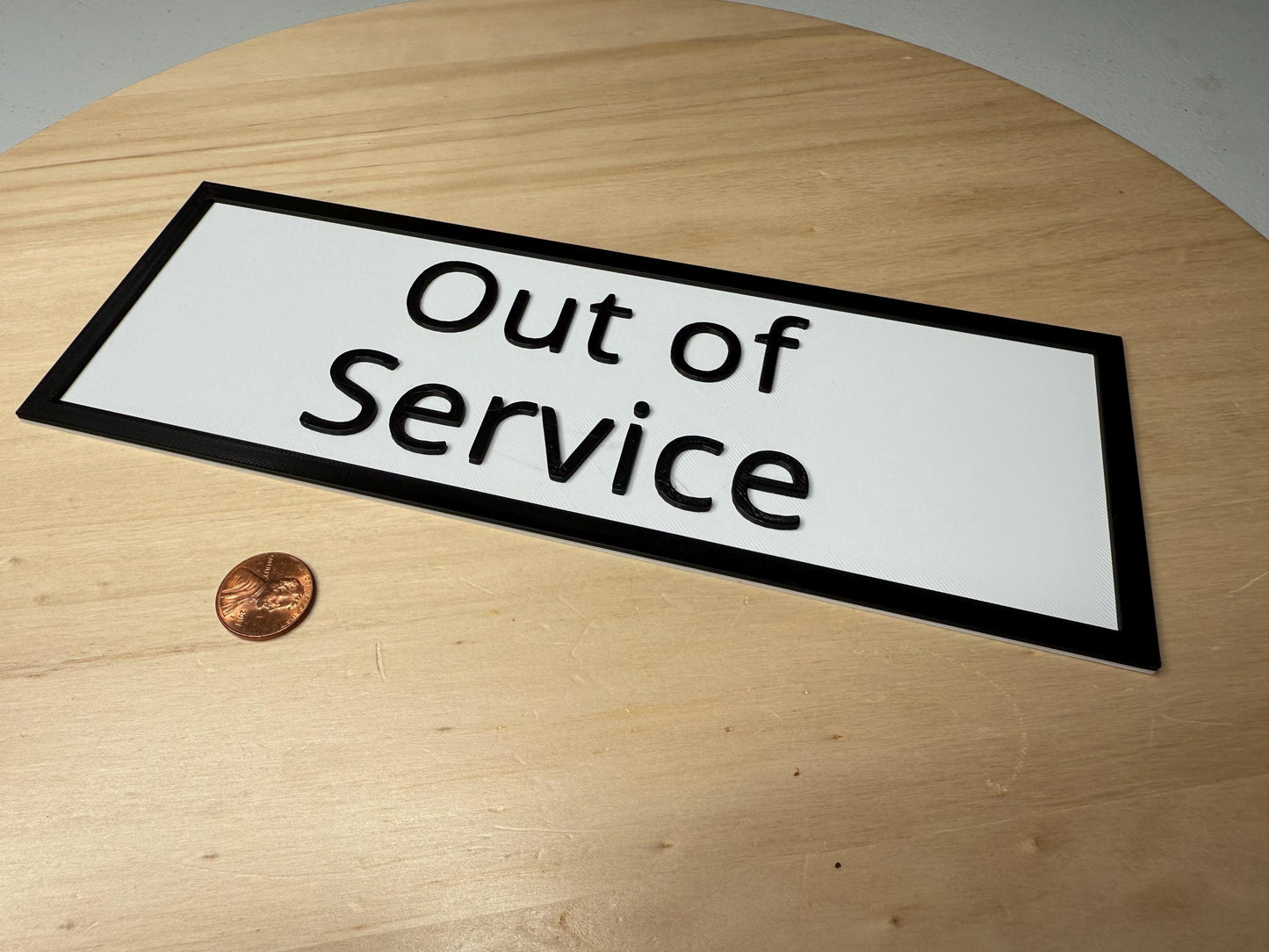 Out of Service Sign – Out of Order Bathroom Door Sign for Small Business, Restaurant, Office & Shop | Do Not Use Restroom Banner Display