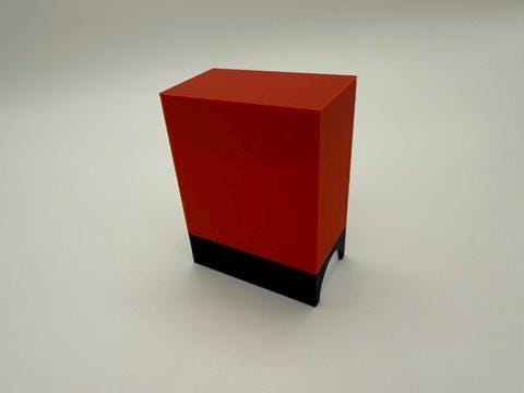Pokéball Theme Deck Box – 100 Card Storage Case | Collectible Card Holder for Pokémon, Magic, Yu-Gi-Oh, Baseball & Trading Cards