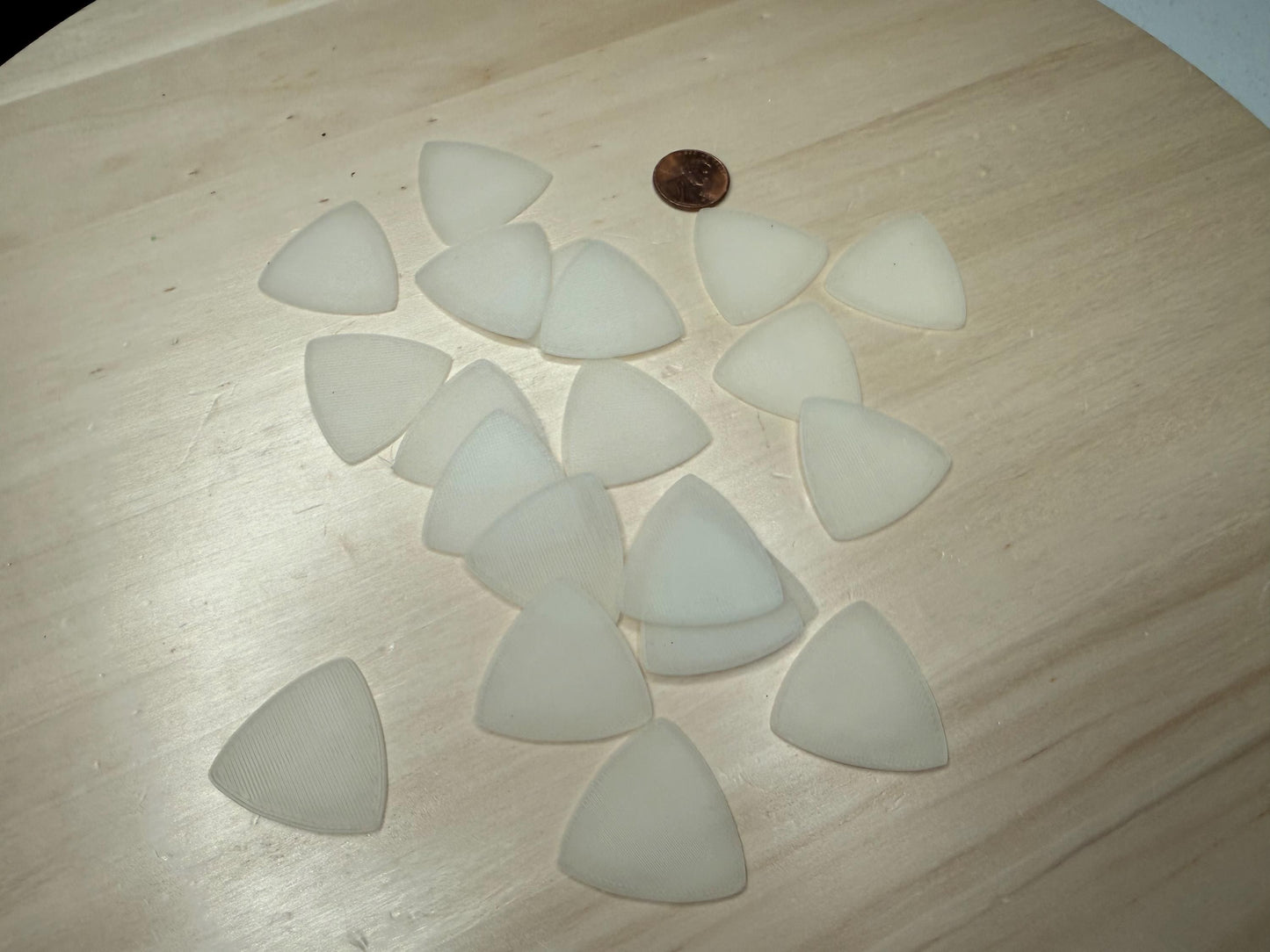Glow in the Dark Triangle Guitar Pick Set 1mm – Equilateral Picks for Acoustic, Electric & Bass | Musician Gift | Strumming and Playing