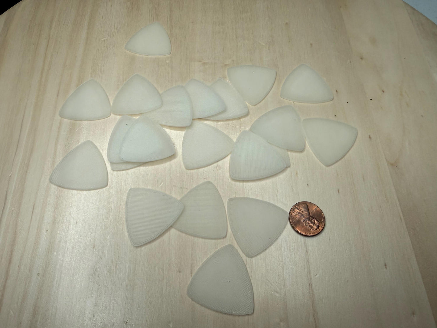Glow in the Dark Triangle Guitar Pick Set 1mm – Equilateral Picks for Acoustic, Electric & Bass | Musician Gift | Strumming and Playing