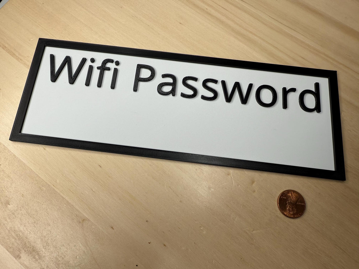 Free WiFi Password Sign – Wireless Internet Banner Display for Restaurant, Café, or Small Business | Wall or Door Decor