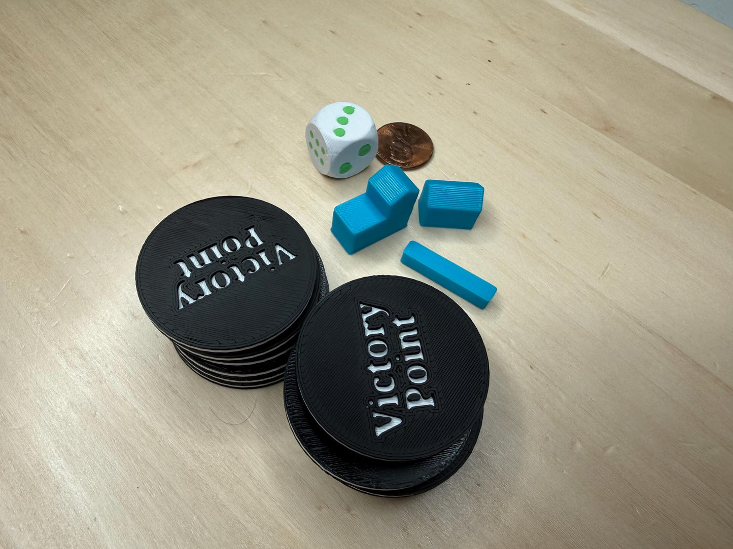 Victory Point Tokens for Settlers of Catan – Custom Board Game Accessories | Tabletop Game Markers | Catan Upgrade Pieces | Gamer Gift