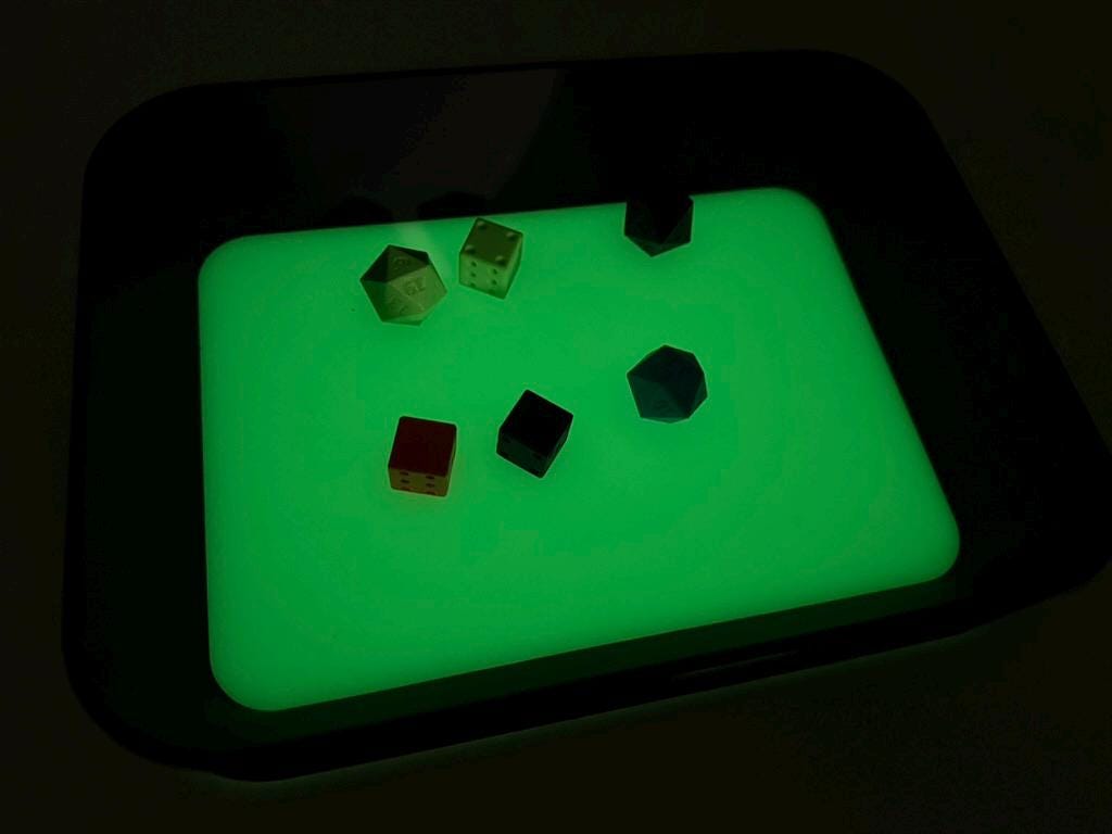 Large Rectangular Dice Tray | Tabletop RPG Accessory for Dungeons & Dragons, Game Night & D20 Dice | 3D Printed Gaming Tray for Players & Dungeon Masters