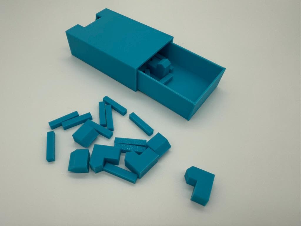 Settlers of Catan Player Pieces with Storage Case β Replacement Board Game Parts | Game Night Accessories | Tabletop Organizer