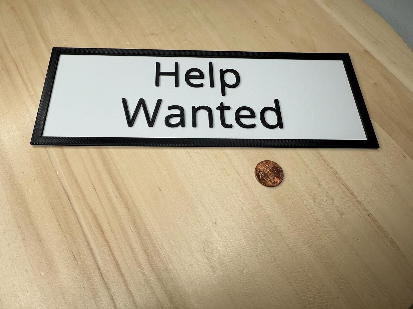 Help Wanted Sign – Now Hiring Apply Within Banner Display | Restaurant, Small Business, Door, Wall, or Window Décor