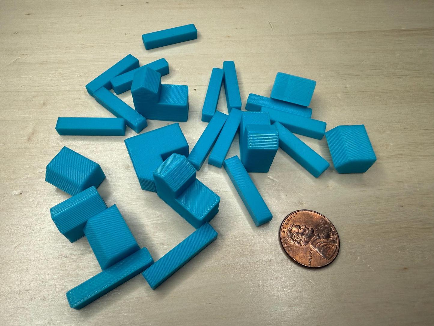 Settlers of Catan Player Pieces – Roads, Cities & Settlements | Replacement Board Game Parts | Custom Upgrade Kit