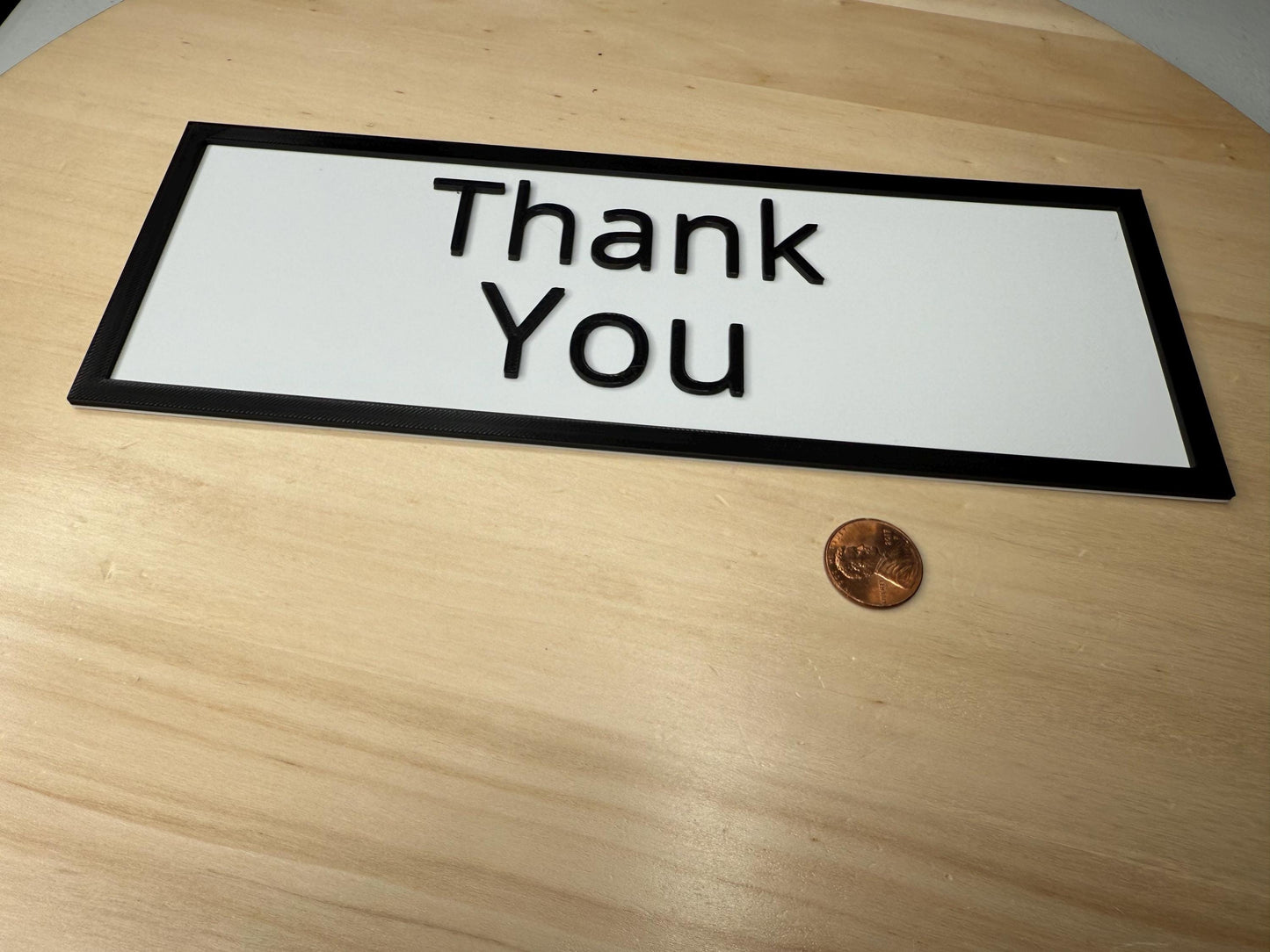 Thank You Sign – Thankyou Thanks Banner Display | Restaurant, Small Business, Shop, Door, Wall, Counter Display Décor