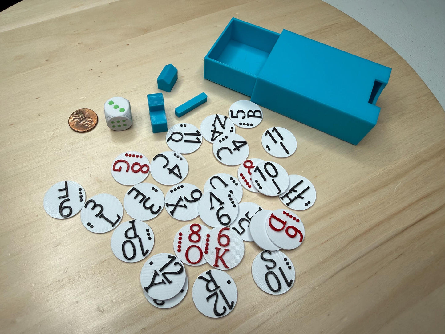 Settlers of Catan Hex Resource Tile Number Tokens – Board Game Accessories | Replacement Number Markers | Tabletop Gaming Upgrade Gamer Gift