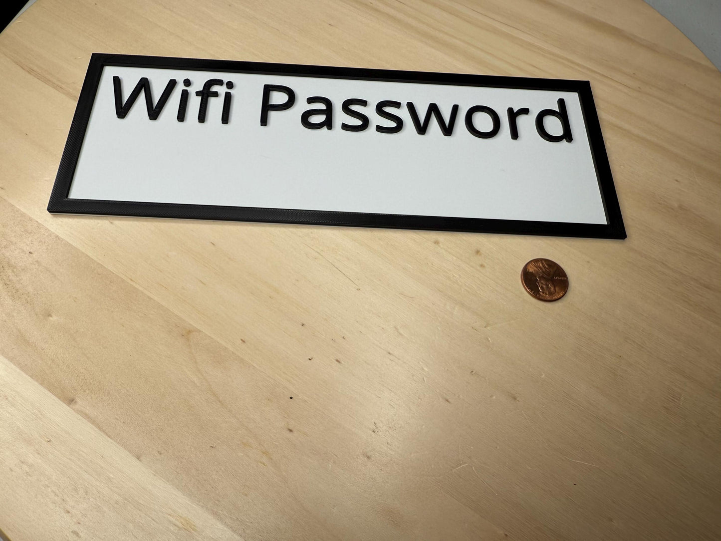 Free WiFi Password Sign – Wireless Internet Banner Display for Restaurant, Café, or Small Business | Wall or Door Decor