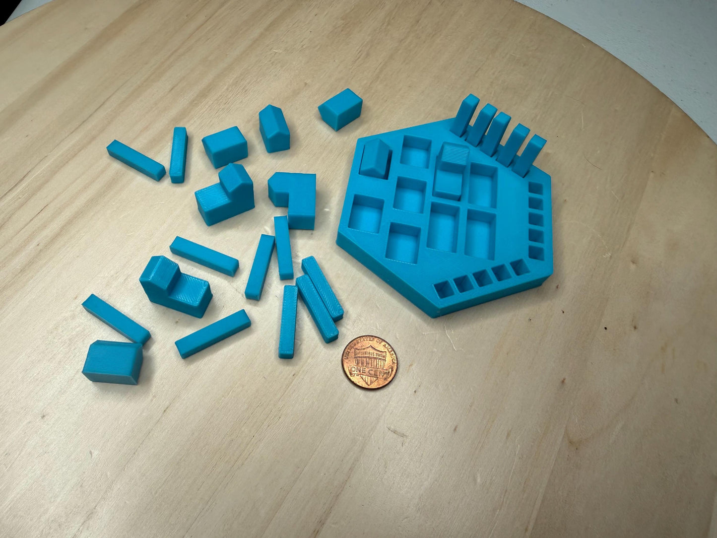 Settlers of Catan Player Pieces & Organizer | Custom Board Game Parts | Tabletop Upgrade Kit | Game Night