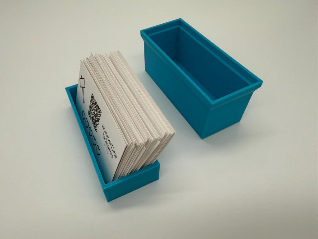 Travel Case Business Card Stand β Standard Landscape & Portrait Holder Display Tray | Portable Organizer for Desk, Office, or Events