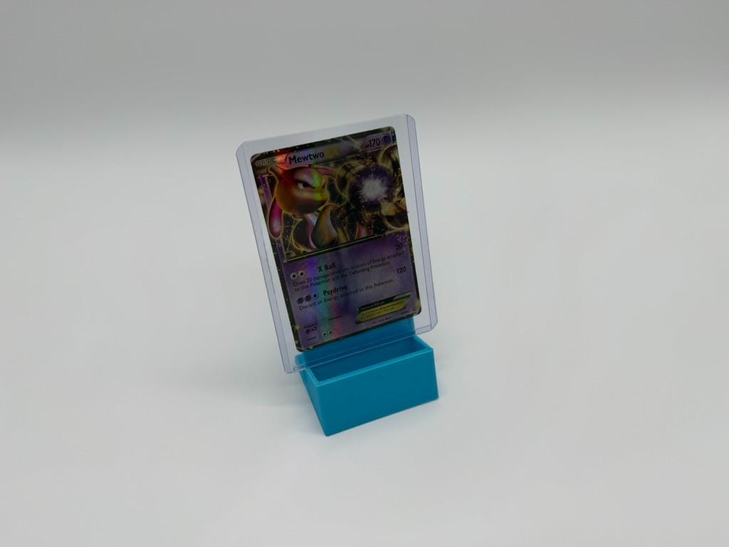 Card Stand for Top Loader – Pokémon, Magic MTG, Yu-Gi-Oh Display | Collectible Trading Card Holder, Game Night Display Stand