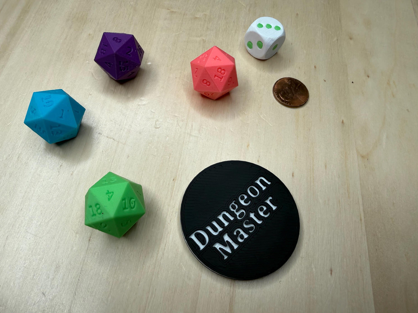 Dungeon Master Tabletop Gaming Token | DnD DM Marker | Roleplaying Game Accessory | Gift for Dungeon Masters