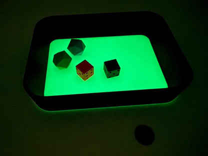 Mini Rectangular Dice Tray | Tabletop RPG Accessory for Dungeons & Dragons, Game Night & D20 Dice | 3D Printed Gaming Tray for Players & Dungeon Masters