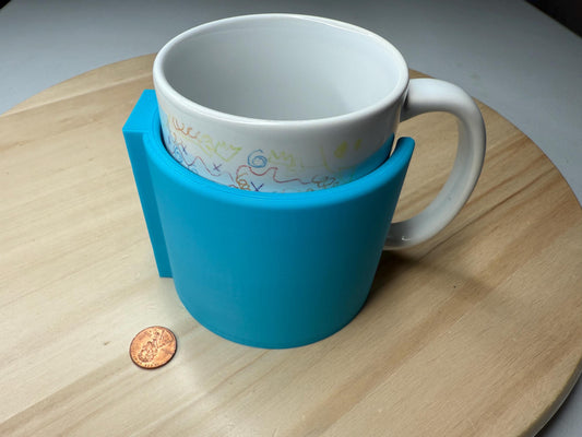 Coffee Cup Wall Mount Holder – Mug & Tea Cup Storage Stand | Kitchen Drink Organizer Rack | Wall Display for Coffee Lovers