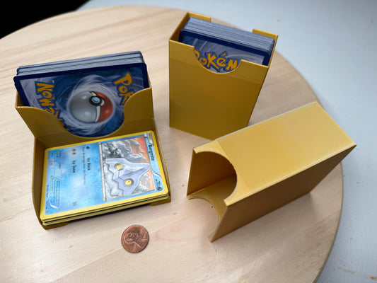 Specialty Colors – Draw & Discard Tray + 100 Card Deck Box | Trading Card Storage Game Night Organizer | Pokemon MTG Yugioh