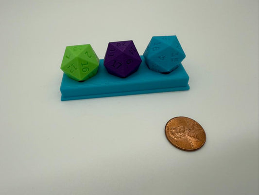 D20 Dice Stand | 3D Printed Tabletop RPG Accessory | Dungeons & Dragons Dice Holder | Gaming Gift for Players & Dungeon Masters