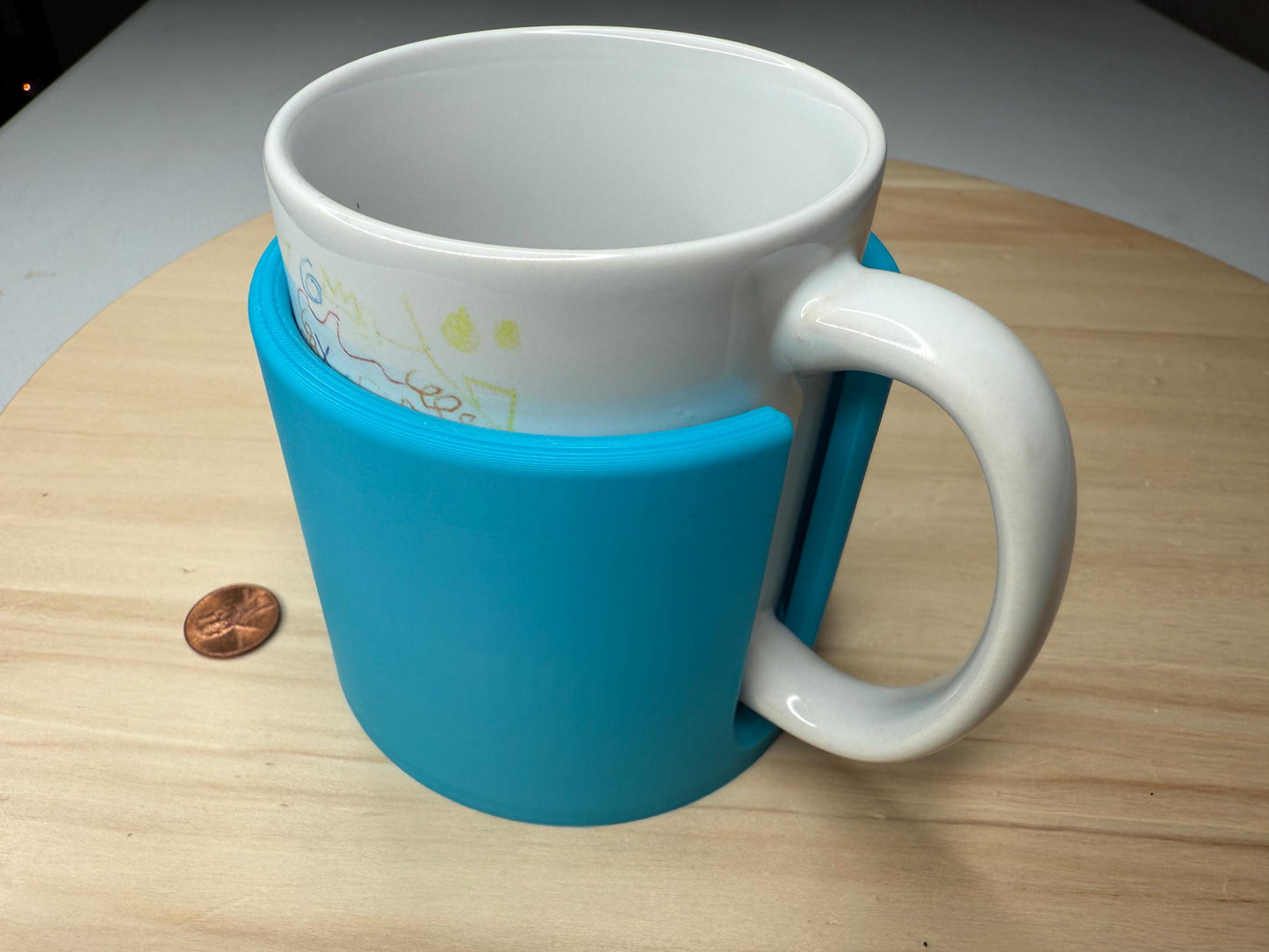 Coffee Cup Wall Mount Holder – Mug & Tea Cup Storage Stand | Kitchen Drink Organizer Rack | Wall Display for Coffee Lovers