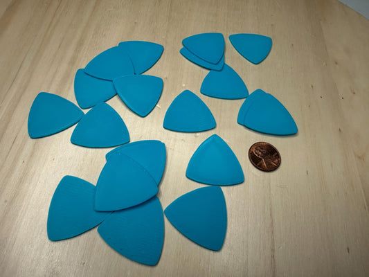 Equilateral Triangle Guitar Pick Set – 1mm | Acoustic, Electric & Bass | Musician Gift | Strumming, Soloing & Song Playing