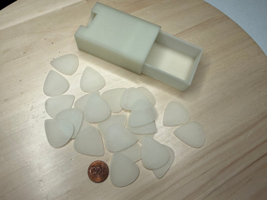 Glow in the Dark Standard Guitar Pick Set – 1mm with Travel Case | Acoustic, Electric & Bass Guitar Picks | Musician Gift | Strumming Accessories