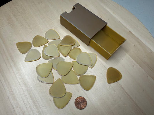 Specialty Colors Standard Guitar Pick Set 1mm with Travel Case – Electric, Acoustic & Bass | Musician Gift Strumming and Playing Accessories