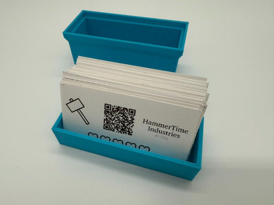 Travel Case Business Card Stand – Standard Landscape & Portrait Holder Display Tray | Portable Organizer for Desk, Office, or Events