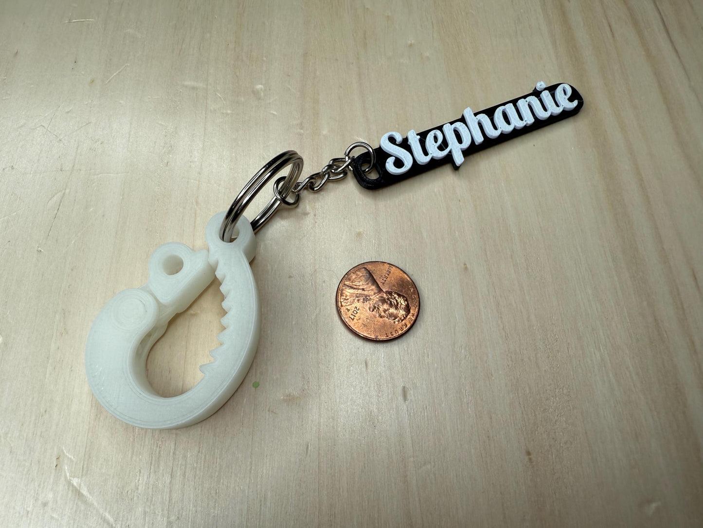 Mini Custom Name Keychain – Personalized Backpack & Bookbag Charm | Name Tag Key Ring | Back to School Gift | Bag Accessory