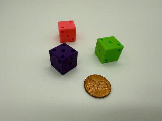6-Sided Dice (D6) | Game Night Tabletop Dice for Dungeons & Dragons, Board Games & RPGs | 3D Printed Gaming Die Gift for Players & Dungeon Masters