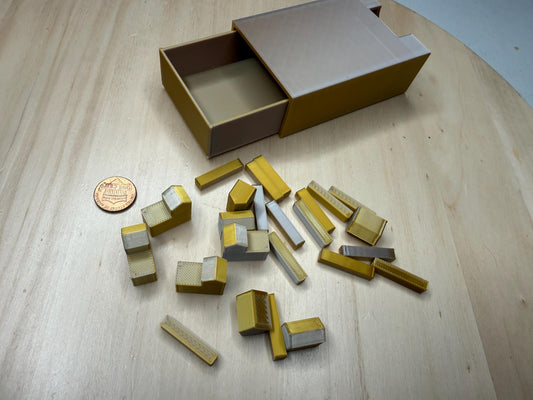 Specialty Colors – Settlers of Catan Player Pieces with Storage Case | Replacement Board Game Parts | Game Night Tabletop Organizer