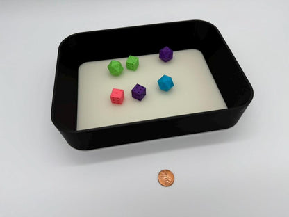 Large Rectangular Dice Tray | Tabletop RPG Accessory for Dungeons & Dragons, Game Night & D20 Dice | 3D Printed Gaming Tray for Players & Dungeon Masters