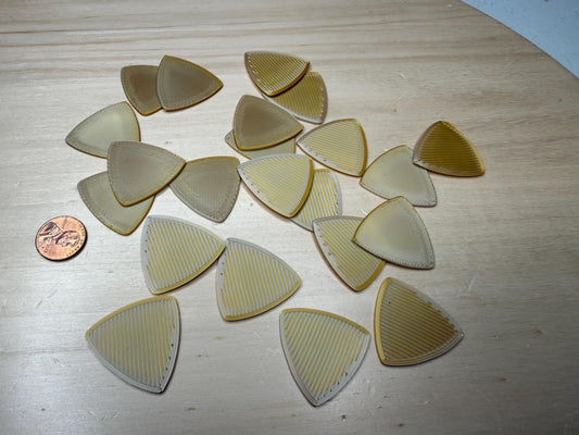 🎸 Specialty Color Triangle Guitar Pick Set 1mm – Equilateral Picks for Acoustic, Electric & Bass | Musician Gift | Strumming and Playing