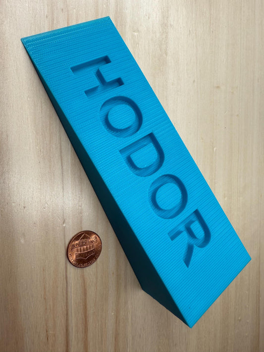 HODOR Door Stop – Game of Thrones Inspired “Hold the Door” Wedge | Funny Geek Gift | TV Show Fan Home Decor