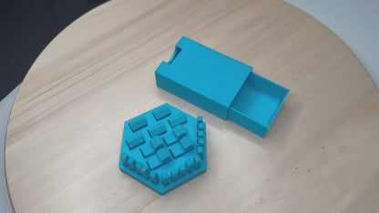 Settlers of Catan Player Pieces with Organizer & Case | Replacement Board Game Parts | Custom Upgrade Kit for Game Night