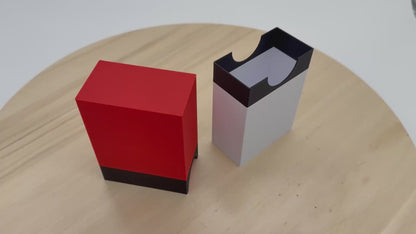 Pokéball Theme Deck Box – 100 Card Storage Case | Collectible Card Holder for Pokémon, Magic, Yu-Gi-Oh, Baseball & Trading Cards