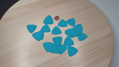 Equilateral Triangle Guitar Pick Set – 1mm | Acoustic, Electric & Bass | Musician Gift | Strumming, Soloing & Song Playing